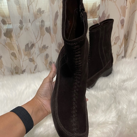 STEVE MADDEN BROWN PIERSON SUEDE BOOTS SZ 8 NWOT - Picture 3 of 8